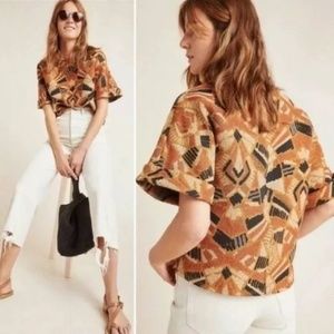 Anthropologie Dolan Tapestry Top